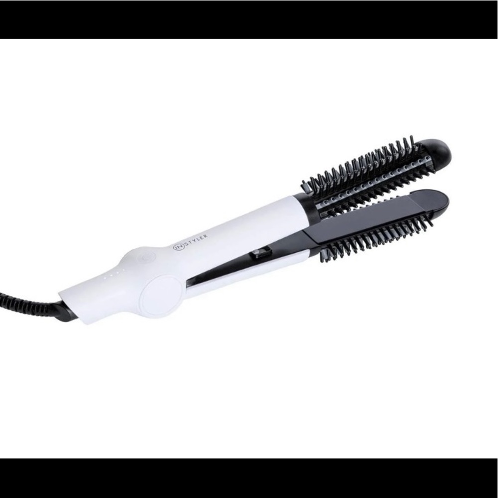 Instyler Freestyle Max 1” heated round brush with straightening iron